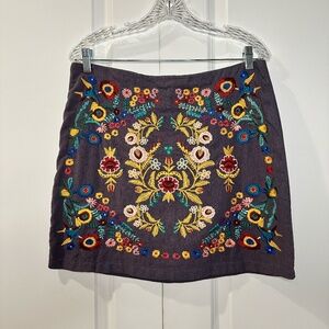 Embroidered Frock candy Skirt Size L